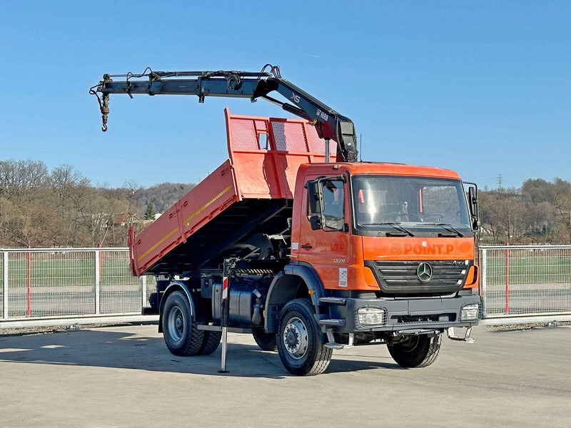 Mercedes-Benz AXOR 1829 * HIAB 1111 HIDUO + FUNK * TOP * 4x4 - قلابات, شاحنة كرين: صور 2 Mercedes-Benz AXOR 1829 * HIAB 1111 HIDUO + FUNK * TOP * 4x4 - قلابات, شاحنة كرين: صور 2