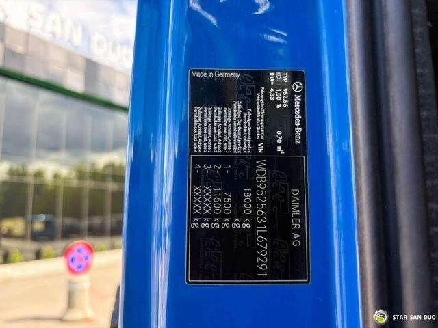 قلابات, شاحنة كرين Mercedes-Benz AXOR 1833 4x4 Palfinger PK 22002 EH Crane Winch: صور 19