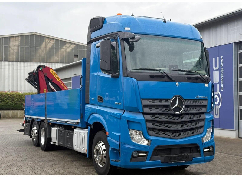 Mercedes-Benz Actros 2545 - Flatbed + crane 6x2 - شاحنات مسطحة, شاحنة كرين: صور 2 Mercedes-Benz Actros 2545 - Flatbed + crane 6x2 - شاحنات مسطحة, شاحنة كرين: صور 2