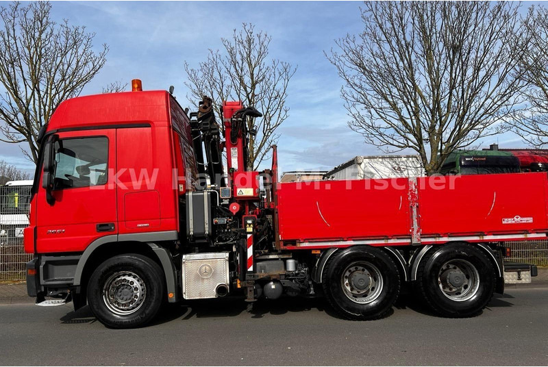 Mercedes-Benz Actros 2651 6x4 Flatbed + Crane Atlas 190.2 - شاحنات مسطحة, شاحنة كرين: صور 5 Mercedes-Benz Actros 2651 6x4 Flatbed + Crane Atlas 190.2 - شاحنات مسطحة, شاحنة كرين: صور 5