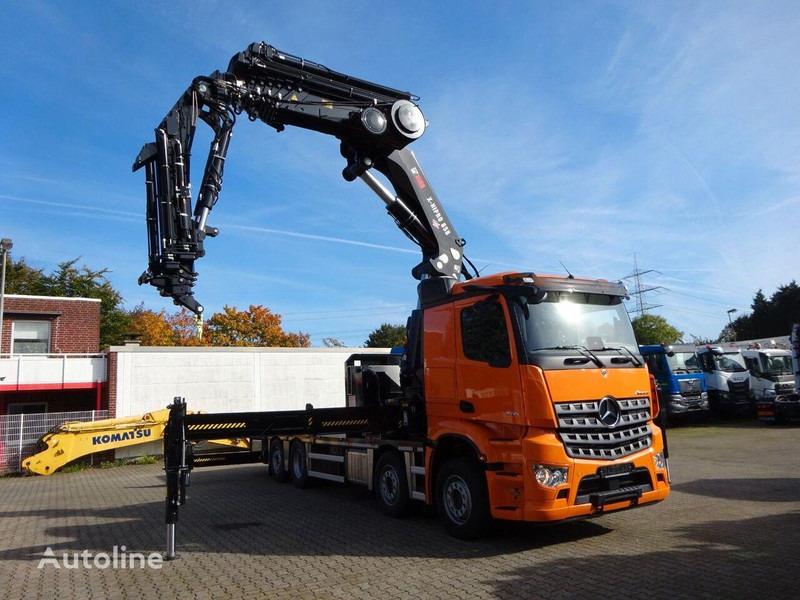 Mercedes-Benz Arocs 3751 - Flatbed+crane - شاحنات مسطحة, شاحنة كرين: صور 4 Mercedes-Benz Arocs 3751 - Flatbed+crane - شاحنات مسطحة, شاحنة كرين: صور 4