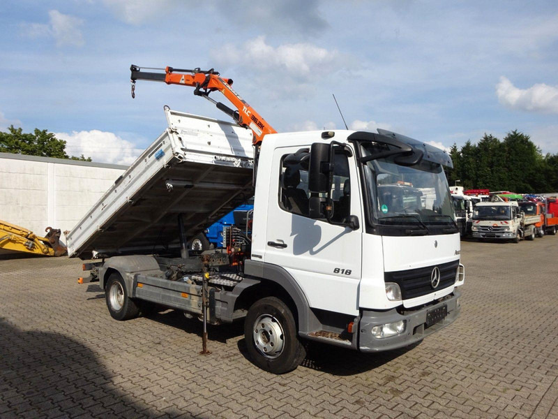 Mercedes-Benz Atego 818 3 way Meiller tipper + crane Terex 36.2 - قلاب صغير: صور 4 Mercedes-Benz Atego 818 3 way Meiller tipper + crane Terex 36.2 - قلاب صغير: صور 4