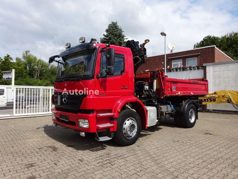 Mercedes-Benz Axor 1833 - Tipper+crane - قلابات, شاحنة كرين: صور 1 Mercedes-Benz Axor 1833 - Tipper+crane - قلابات, شاحنة كرين: صور 1