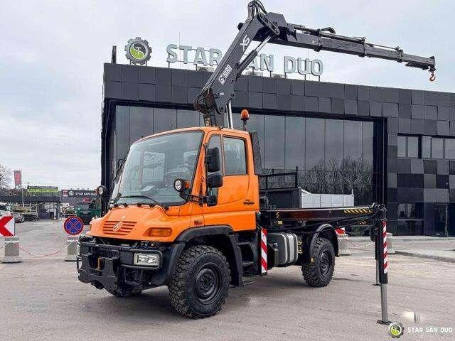 Mercedes-Benz UNIMOG U300 4x4 HIAB 122 D-3 CRANE - قلابات, شاحنة كرين: صور 1 Mercedes-Benz UNIMOG U300 4x4 HIAB 122 D-3 CRANE - قلابات, شاحنة كرين: صور 1