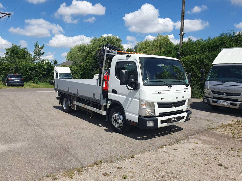 Mitsubishi Fuso Canter 7C15 - Flatbed truck + crane - شاحنات مسطحة, شاحنة كرين: صور 1 Mitsubishi Fuso Canter 7C15 - Flatbed truck + crane - شاحنات مسطحة, شاحنة كرين: صور 1