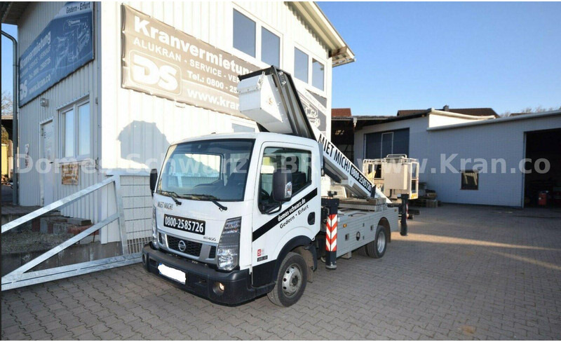 Nissan NT400 Cabstar Klaas Theo Emelőkosaras 25m - شاحنة, شاحنة كرين: صور 1 Nissan NT400 Cabstar Klaas Theo Emelőkosaras 25m - شاحنة, شاحنة كرين: صور 1