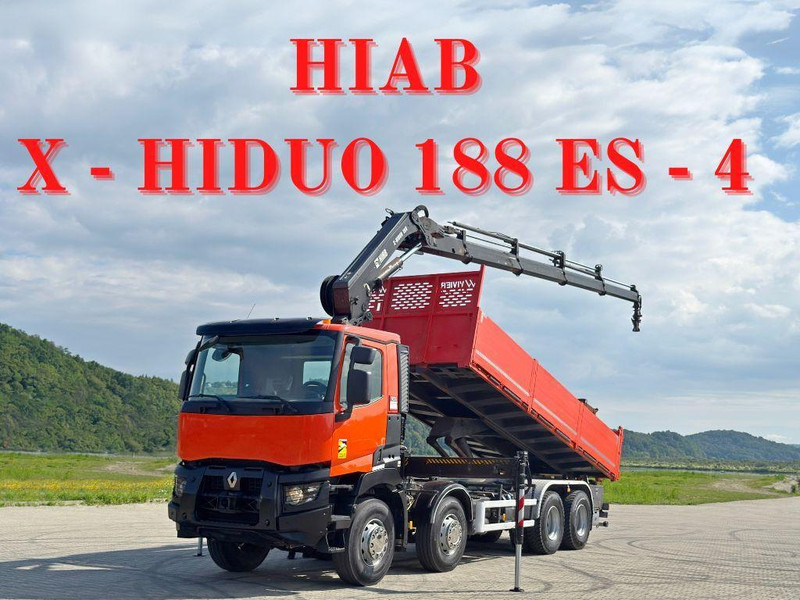 Renault C 430 *KIPPER 6,80m* HIAB X-HIDUO 188 ES-4 * 8x4 - قلابات, شاحنة كرين: صور 1 Renault C 430 *KIPPER 6,80m* HIAB X-HIDUO 188 ES-4 * 8x4 - قلابات, شاحنة كرين: صور 1