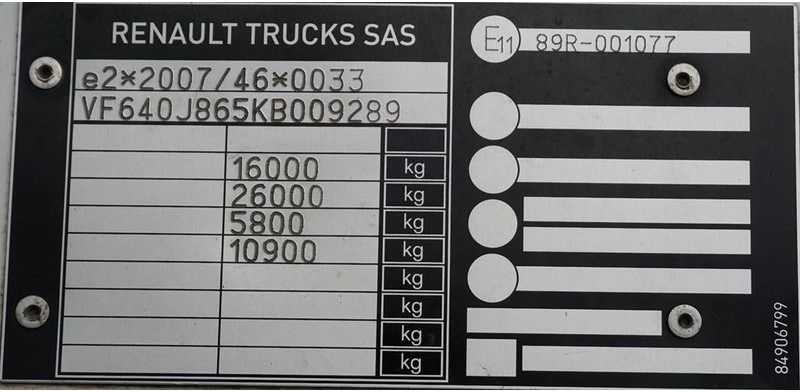 شاحنة ستارة Renault D 16 / 280 / ACC / E 6 / FIRANKA + WINDA / ŁAD. 8 790 KG / 17 PA: صور 11