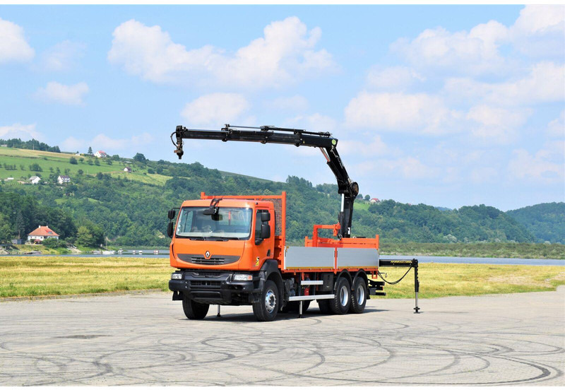 Renault KERAX 410 * HIAB 144 B-3 HIDUO / 6x4 * TOP - شاحنات مسطحة, شاحنة كرين: صور 2 Renault KERAX 410 * HIAB 144 B-3 HIDUO / 6x4 * TOP - شاحنات مسطحة, شاحنة كرين: صور 2