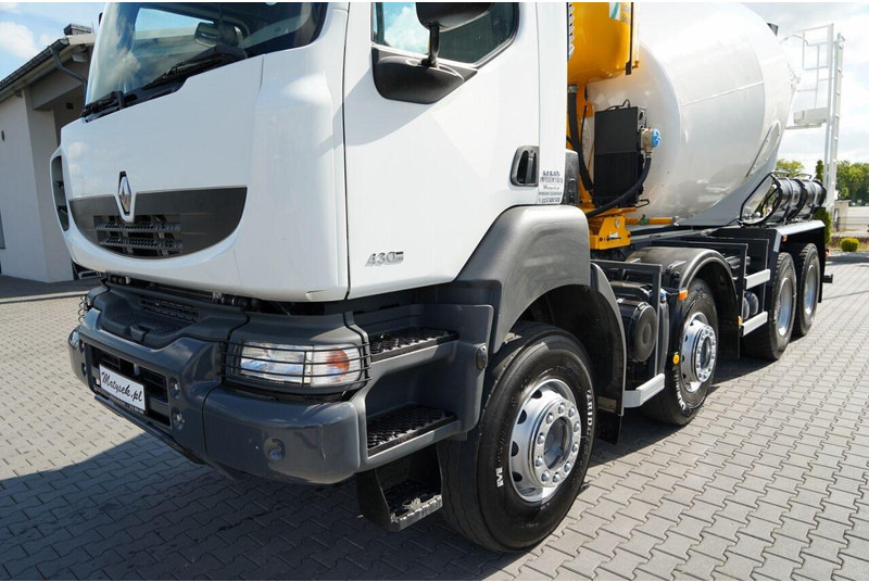 شاحنة خلاطة خرسانة Renault KERAX 430 DXI / EURO 5 / 8X4 / BETONOMIESZARKA / 9 m3 / SCHWING: صور 12