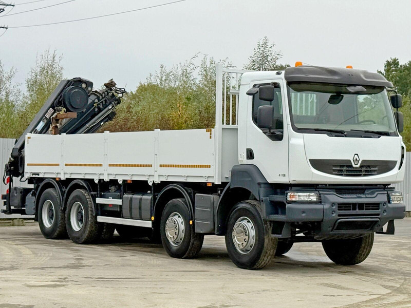 Renault KERAX 430 * HIAB 211 EP-5 HIDUO /FUNK *8x4 - شاحنات مسطحة, شاحنة كرين: صور 3 Renault KERAX 430 * HIAB 211 EP-5 HIDUO /FUNK *8x4 - شاحنات مسطحة, شاحنة كرين: صور 3