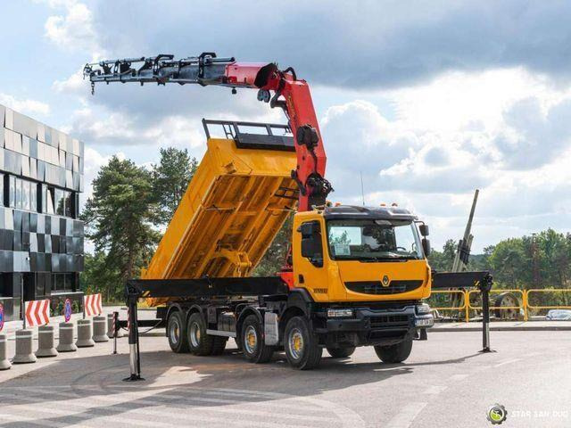 Renault KERAX 450 8x4 PALFINGER PK 60002 Crane Tipper - قلابات, شاحنة كرين: صور 4 Renault KERAX 450 8x4 PALFINGER PK 60002 Crane Tipper - قلابات, شاحنة كرين: صور 4