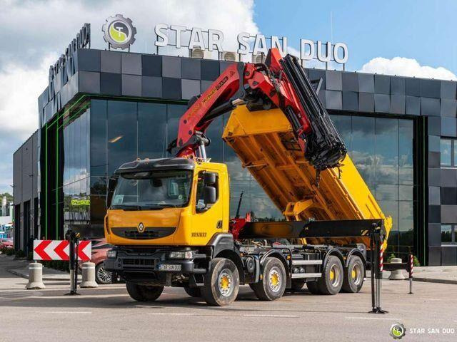 Renault KERAX 450 8x4 PALFINGER PK 60002 Crane Tipper - قلابات, شاحنة كرين: صور 2 Renault KERAX 450 8x4 PALFINGER PK 60002 Crane Tipper - قلابات, شاحنة كرين: صور 2