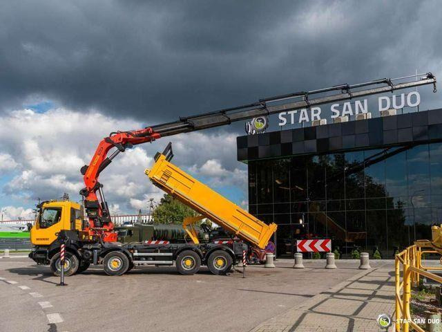 Renault KERAX 450 8x4 PALFINGER PK 60002 Crane Tipper - قلابات, شاحنة كرين: صور 3 Renault KERAX 450 8x4 PALFINGER PK 60002 Crane Tipper - قلابات, شاحنة كرين: صور 3