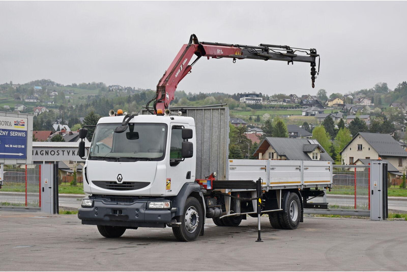 Renault MIDLUM 220 DXI *PRITSCHE 7,35m * KRAN + FUNK - شاحنات مسطحة, شاحنة كرين: صور 2 Renault MIDLUM 220 DXI *PRITSCHE 7,35m * KRAN + FUNK - شاحنات مسطحة, شاحنة كرين: صور 2
