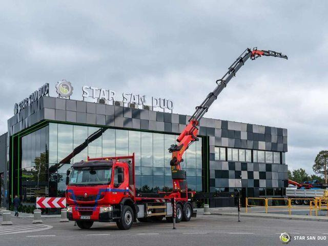 Renault PREMIUM 410 6x4 Palfinger PK 50002EH Crane Winc - شاحنات مسطحة, شاحنة كرين: صور 1 Renault PREMIUM 410 6x4 Palfinger PK 50002EH Crane Winc - شاحنات مسطحة, شاحنة كرين: صور 1