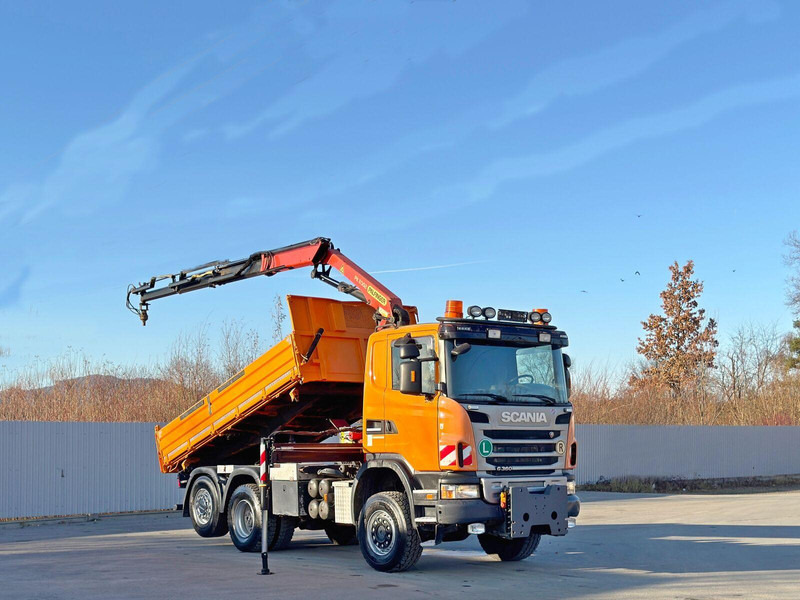 Scania G 360 * KIPPER 4,60m * PALFINGER PK 11002/ 4x4 - قلابات, شاحنة كرين: صور 2 Scania G 360 * KIPPER 4,60m * PALFINGER PK 11002/ 4x4 - قلابات, شاحنة كرين: صور 2