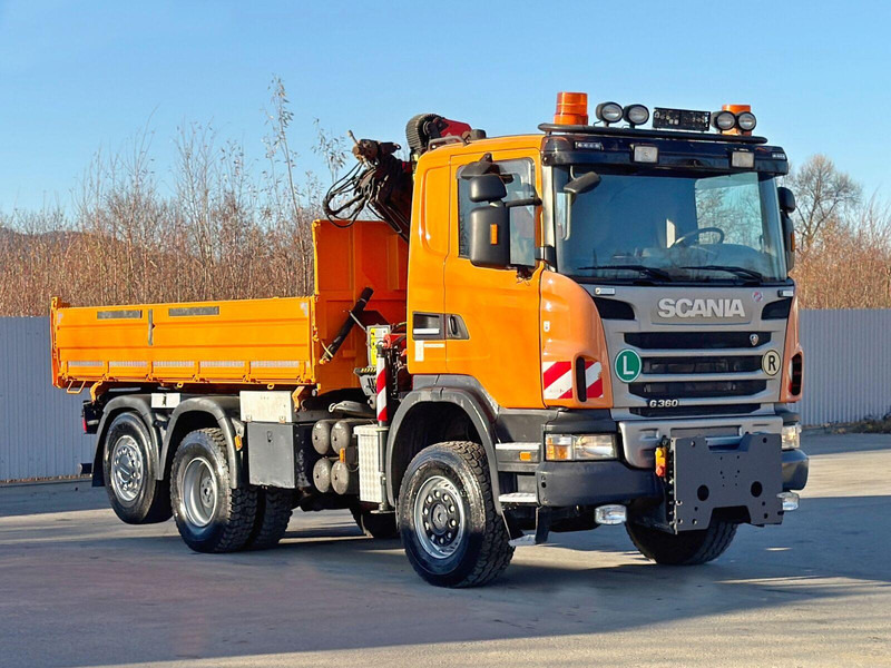 Scania G 360 * KIPPER 4,60m * PALFINGER PK 11002/ 4x4 - قلابات, شاحنة كرين: صور 3 Scania G 360 * KIPPER 4,60m * PALFINGER PK 11002/ 4x4 - قلابات, شاحنة كرين: صور 3