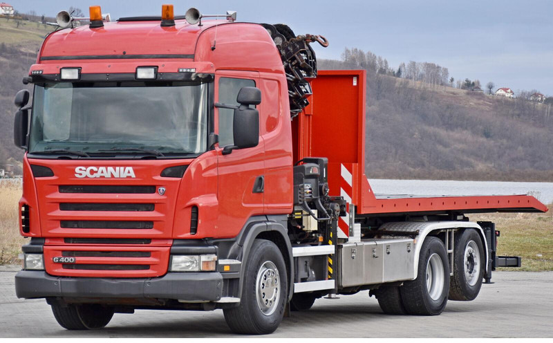 Scania G 400 - شاحنة - نظام الكابلات, شاحنة كرين: صور 4 Scania G 400 - شاحنة - نظام الكابلات, شاحنة كرين: صور 4