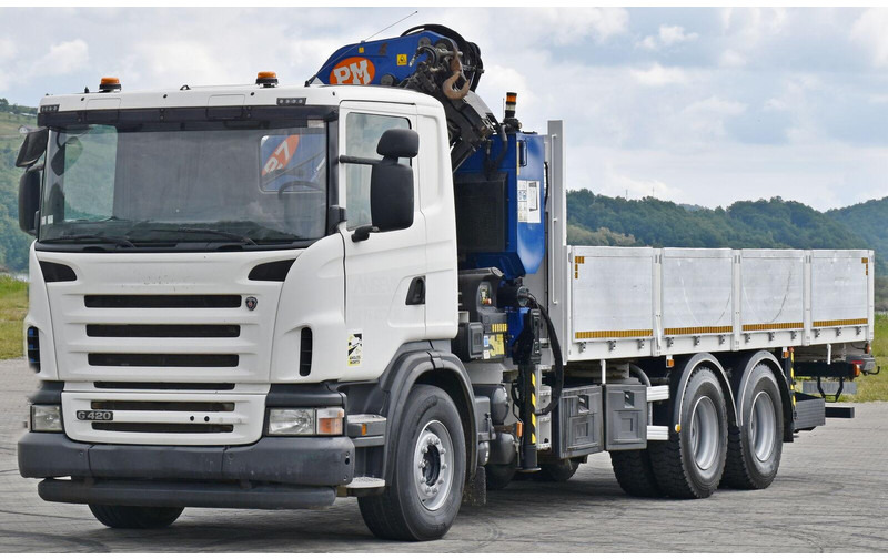 Scania G 420 - شاحنات مسطحة, شاحنة كرين: صور 3 Scania G 420 - شاحنات مسطحة, شاحنة كرين: صور 3