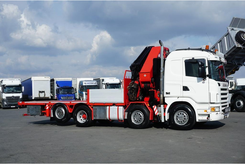 Scania G 480 / 8 X 2 / SKRZYNIOWY + HDS / HMF THOR - O K6 + JIB FJ 2000 - شاحنات مسطحة, شاحنة كرين: صور 5 Scania G 480 / 8 X 2 / SKRZYNIOWY + HDS / HMF THOR - O K6 + JIB FJ 2000 - شاحنات مسطحة, شاحنة كرين: صور 5