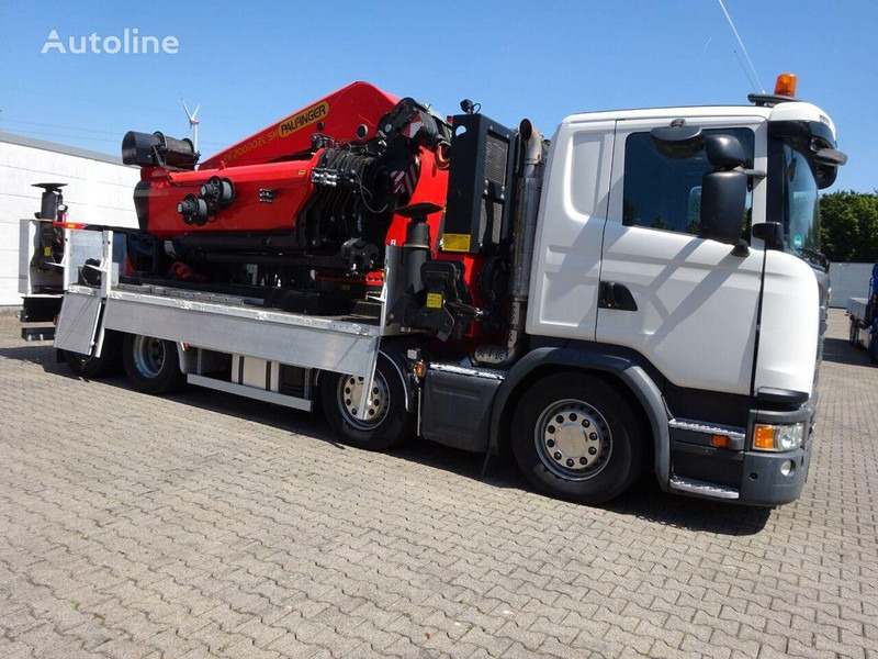 Scania G410 - Flatbed+crane - شاحنات مسطحة, شاحنة كرين: صور 3 Scania G410 - Flatbed+crane - شاحنات مسطحة, شاحنة كرين: صور 3
