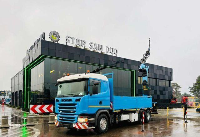 Scania G450 6x4 PALFINGER PK 42002 SH Fly Jib Crane - شاحنات مسطحة, شاحنة كرين: صور 2 Scania G450 6x4 PALFINGER PK 42002 SH Fly Jib Crane - شاحنات مسطحة, شاحنة كرين: صور 2