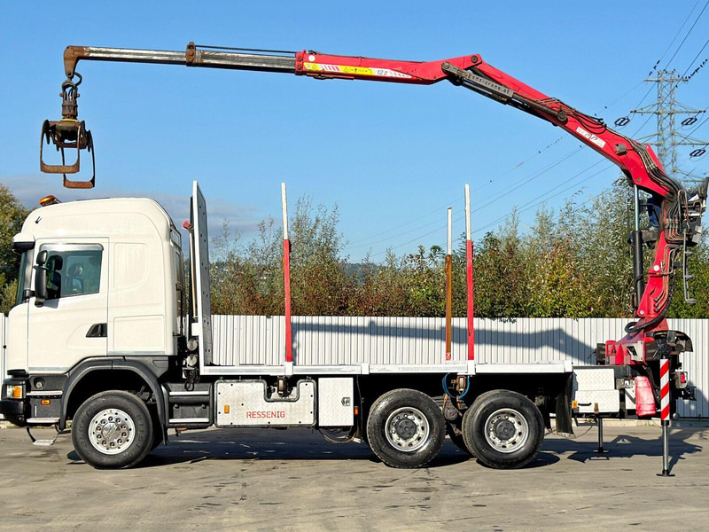Scania G490 - شاحنة قطع الأشجار, شاحنة كرين: صور 5 Scania G490 - شاحنة قطع الأشجار, شاحنة كرين: صور 5