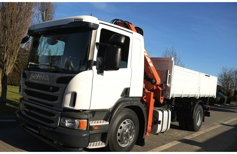 Scania P 250 - 3 way tipper + crane - قلابات, شاحنة كرين: صور 1 Scania P 250 - 3 way tipper + crane - قلابات, شاحنة كرين: صور 1
