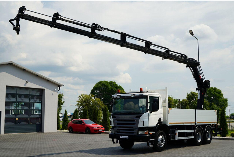 Scania P 360 / 6X4 / SKRZYNIOWY 4.85 + HDS HIAB 211 E-6 HIDUO / UDŹWIG - شاحنات مسطحة, شاحنة كرين: صور 3 Scania P 360 / 6X4 / SKRZYNIOWY 4.85 + HDS HIAB 211 E-6 HIDUO / UDŹWIG - شاحنات مسطحة, شاحنة كرين: صور 3