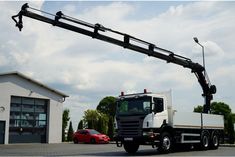 Scania P 360 / 6X4 / SKRZYNIOWY 4.85 + HDS HIAB 211 E-6 HIDUO / UDŹWIG - شاحنات مسطحة, شاحنة كرين: صور 2 Scania P 360 / 6X4 / SKRZYNIOWY 4.85 + HDS HIAB 211 E-6 HIDUO / UDŹWIG - شاحنات مسطحة, شاحنة كرين: صور 2