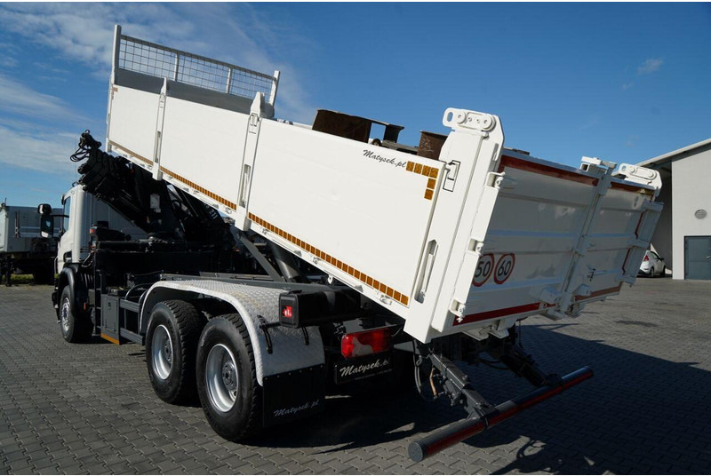 Scania P 410 / 6x4 / WYWROTKA - 6 M + HDS HIAB XS 211 / STEROWANIE RADI - قلابات, شاحنة كرين: صور 2 Scania P 410 / 6x4 / WYWROTKA - 6 M + HDS HIAB XS 211 / STEROWANIE RADI - قلابات, شاحنة كرين: صور 2