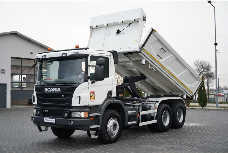 Scania P 410 / 6x4 / WYWROTKA DWU-STRONNA / HYDROBURTA / BOARDMATIC / - قلابات: صور 1 Scania P 410 / 6x4 / WYWROTKA DWU-STRONNA / HYDROBURTA / BOARDMATIC / - قلابات: صور 1