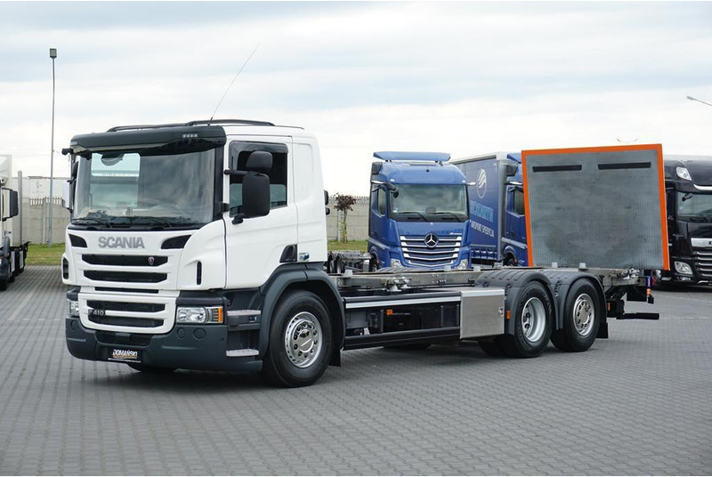 Scania P 410 / ACC / E 6 / BDF + WINDA / 7.15 , 7.45, 7.82 M / OŚ SKRĘT - الشاسيه شاحنة: صور 2 Scania P 410 / ACC / E 6 / BDF + WINDA / 7.15 , 7.45, 7.82 M / OŚ SKRĘT - الشاسيه شاحنة: صور 2