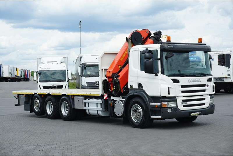 Scania P 420 / 8 X 4 / TRIDEM / SKRZYNIOWY + HDS / PALFINGER PK 26002 / - شاحنات مسطحة, شاحنة كرين: صور 3 Scania P 420 / 8 X 4 / TRIDEM / SKRZYNIOWY + HDS / PALFINGER PK 26002 / - شاحنات مسطحة, شاحنة كرين: صور 3