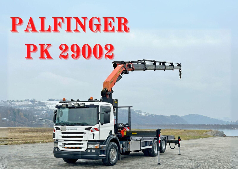 Scania P 420* PLATFORM 6,80m * PK 29002+FUNK * TOP - شاحنات مسطحة, شاحنة كرين: صور 1 Scania P 420* PLATFORM 6,80m * PK 29002+FUNK * TOP - شاحنات مسطحة, شاحنة كرين: صور 1
