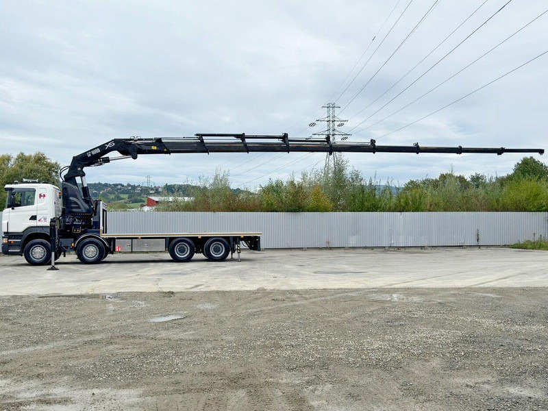 Scania R 620*PLATFORM 6,45m*HIAB 600 E - 9 + FUNK / 8x4 - شاحنات مسطحة, شاحنة كرين: صور 5 Scania R 620*PLATFORM 6,45m*HIAB 600 E - 9 + FUNK / 8x4 - شاحنات مسطحة, شاحنة كرين: صور 5
