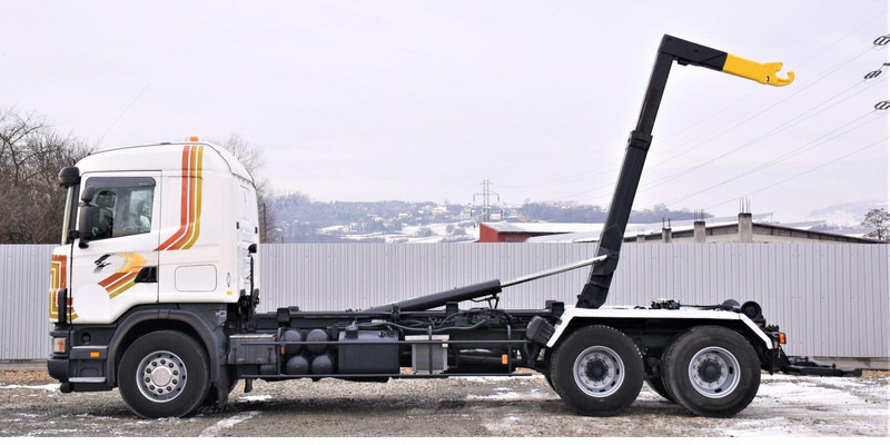 Scania R124 470 Abrollkipper * 6x2 * Motor Problem - شاحنة ذات الخطاف: صور 5 Scania R124 470 Abrollkipper * 6x2 * Motor Problem - شاحنة ذات الخطاف: صور 5