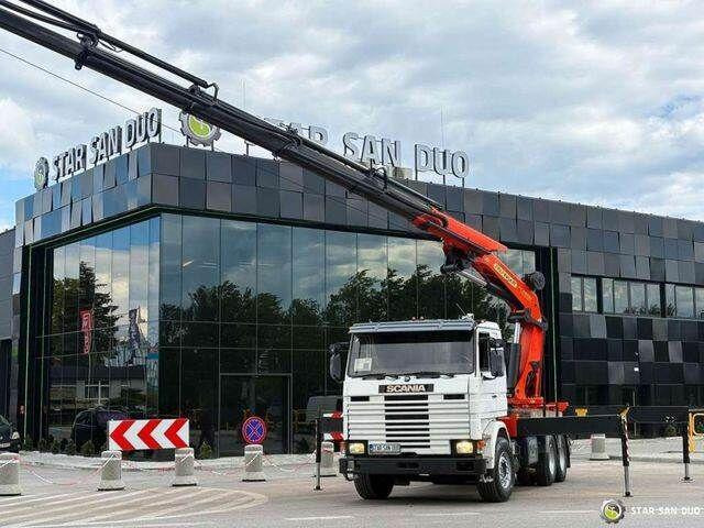 Scania R143 HL 6x2 PALFINGER PK44002 Crane Kran - شاحنات مسطحة, شاحنة كرين: صور 3 Scania R143 HL 6x2 PALFINGER PK44002 Crane Kran - شاحنات مسطحة, شاحنة كرين: صور 3