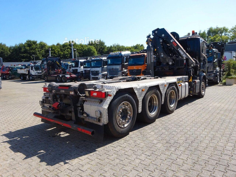 Scania R490 - Hook lift truck + crane 8x4 - شاحنة ذات الخطاف, شاحنة كرين: صور 3 Scania R490 - Hook lift truck + crane 8x4 - شاحنة ذات الخطاف, شاحنة كرين: صور 3