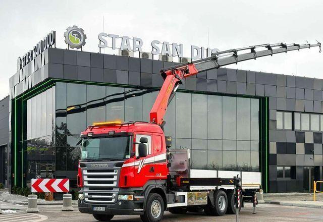 Scania R500 6x2 PALFINGER PK 29002 Crane Kran - شاحنات مسطحة, شاحنة كرين: صور 1 Scania R500 6x2 PALFINGER PK 29002 Crane Kran - شاحنات مسطحة, شاحنة كرين: صور 1