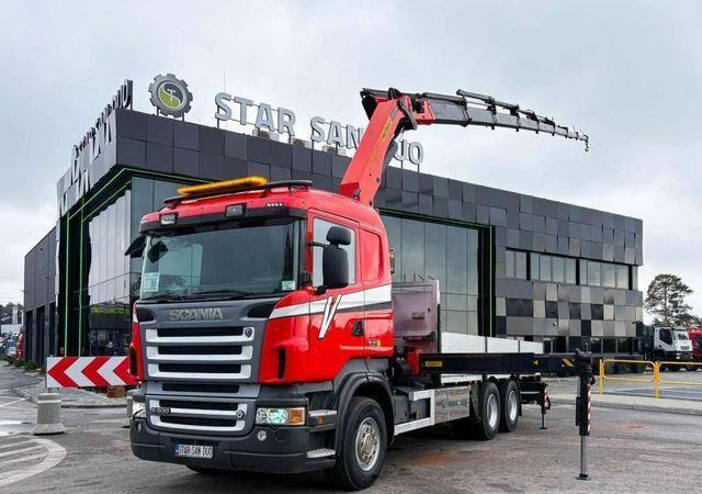 Scania R500 6x2 PALFINGER PK 29002 Crane Kran - شاحنات مسطحة, شاحنة كرين: صور 4 Scania R500 6x2 PALFINGER PK 29002 Crane Kran - شاحنات مسطحة, شاحنة كرين: صور 4