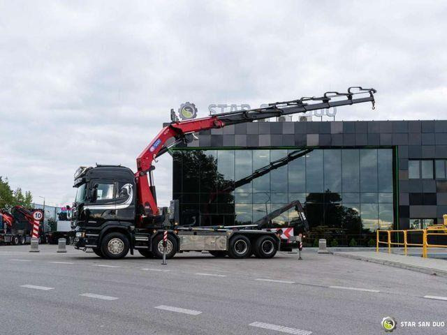 Scania R580 8x4 HMF 5020-K6, JOAB L20 5200AK Hooklift - شاحنة ذات الخطاف, شاحنة كرين: صور 2 Scania R580 8x4 HMF 5020-K6, JOAB L20 5200AK Hooklift - شاحنة ذات الخطاف, شاحنة كرين: صور 2