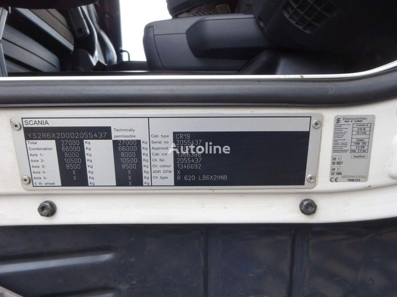 شاحنات مسطحة, شاحنة كرين Scania R620 Flatbed + crane PK 22002 EH 6x2: صور 18 شاحنات مسطحة, شاحنة كرين Scania R620 Flatbed + crane PK 22002 EH 6x2: صور 18