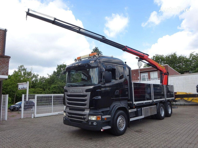 Scania R620 V8 - Flatbed+crane - شاحنات مسطحة, شاحنة كرين: صور 3 Scania R620 V8 - Flatbed+crane - شاحنات مسطحة, شاحنة كرين: صور 3