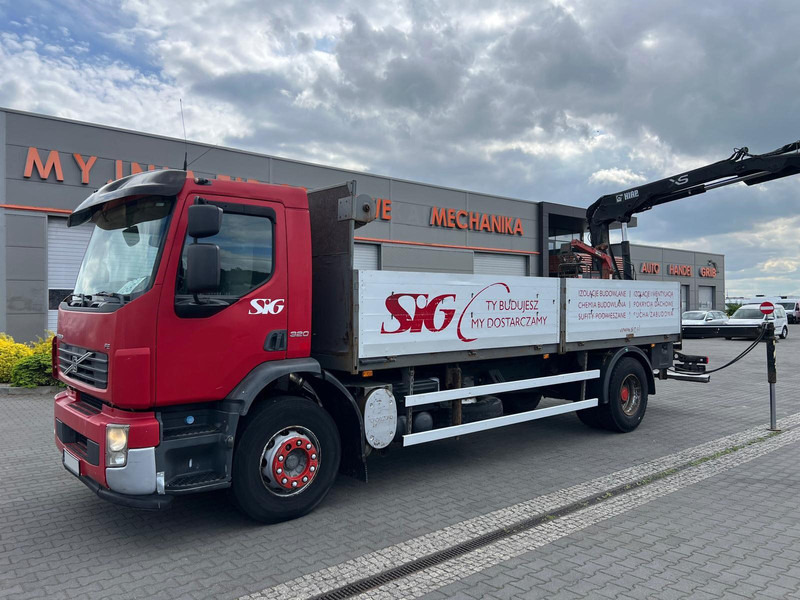 Volvo FE 320 FLATBED CRANE KRAN HDS HIAB 122B-2 DUO - شاحنات مسطحة, شاحنة كرين: صور 2 Volvo FE 320 FLATBED CRANE KRAN HDS HIAB 122B-2 DUO - شاحنات مسطحة, شاحنة كرين: صور 2