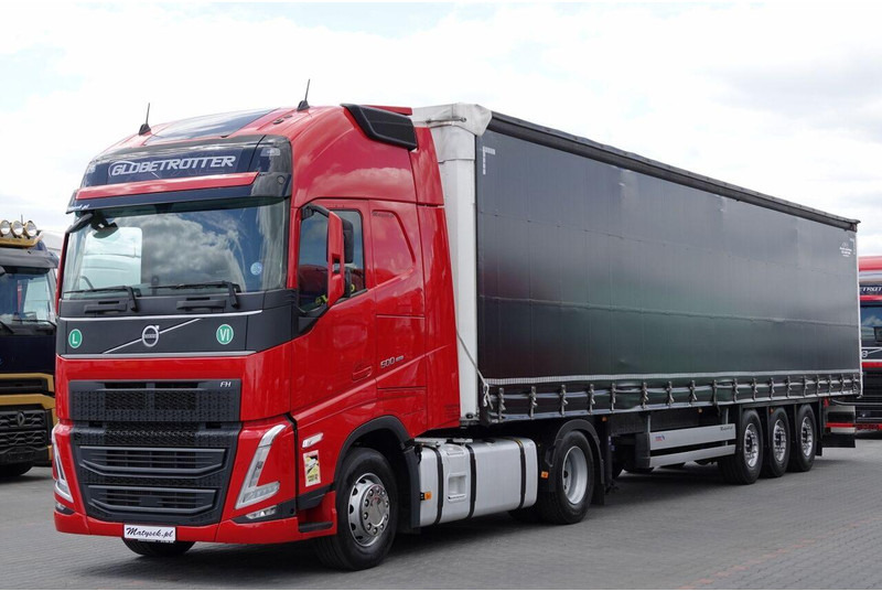 Volvo FH 500 / I-PARK COOL / I-SAVE / ZESTAW /+ SCHMITZ FIRANKA /2X O - شاحنة جرار: صور 1 Volvo FH 500 / I-PARK COOL / I-SAVE / ZESTAW /+ SCHMITZ FIRANKA /2X O - شاحنة جرار: صور 1