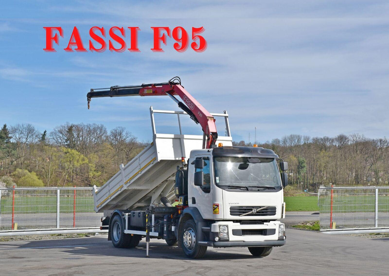 Volvo FL 290 KIPPER 4,90m * FASSI F95A.22 + FUNK * TOP - قلابات, شاحنة كرين: صور 1 Volvo FL 290 KIPPER 4,90m * FASSI F95A.22 + FUNK * TOP - قلابات, شاحنة كرين: صور 1