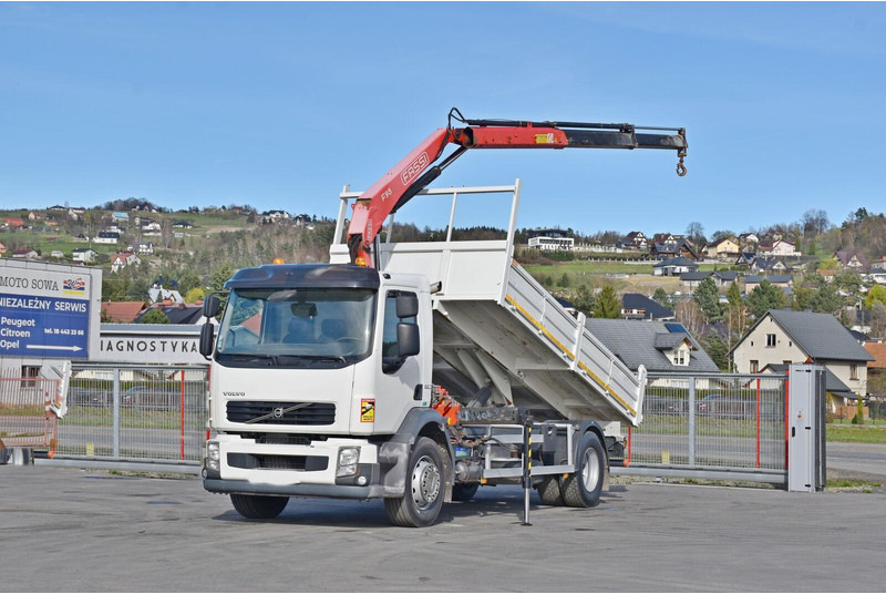 Volvo FL 290 KIPPER 4,90m * FASSI F95A.22 + FUNK * TOP - قلابات, شاحنة كرين: صور 2 Volvo FL 290 KIPPER 4,90m * FASSI F95A.22 + FUNK * TOP - قلابات, شاحنة كرين: صور 2