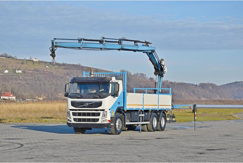 Volvo FM 410 - شاحنات مسطحة, شاحنة كرين: صور 2 Volvo FM 410 - شاحنات مسطحة, شاحنة كرين: صور 2